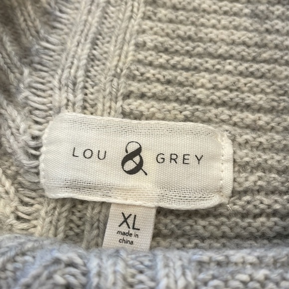 Lou & Grey Cotton blend tunic sweater.  Cozy! - Picture 6 of 7